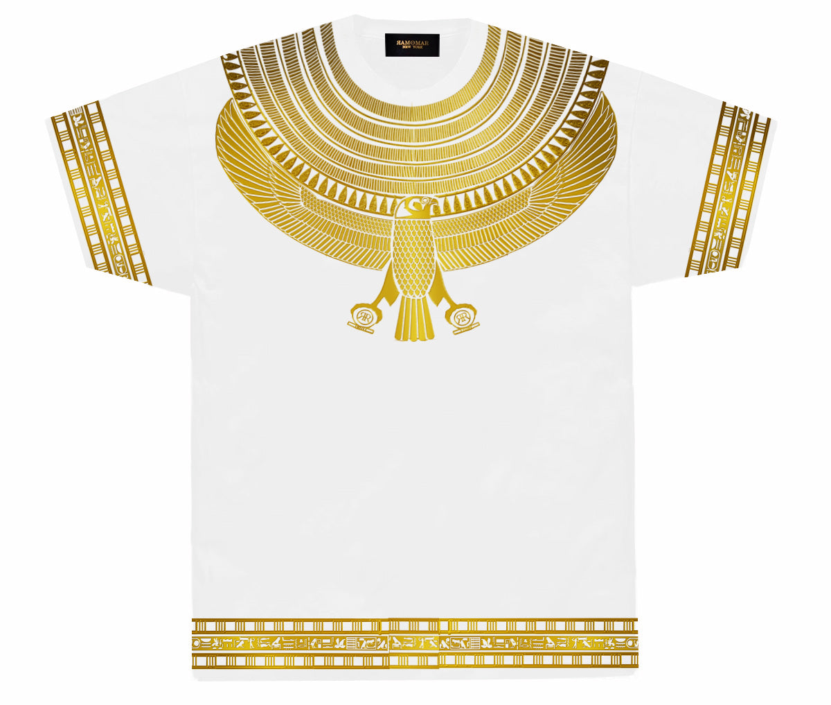 Gold Horus Collar T-Shirt – ramomar ny